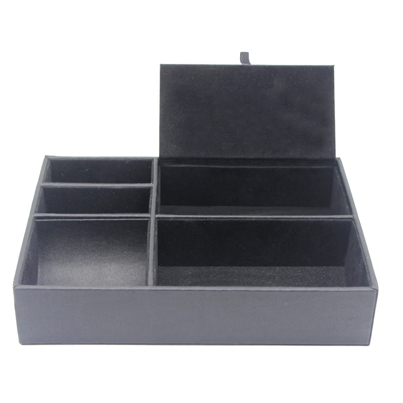 Wholesale 100% Natural New Design Bamboo Desk Organizer, Stationery Pen Pencil Holder desk Organizer Custom Valet Tray