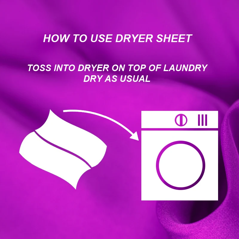 Softening & Anti-Static Laundry Dryer Sheets - Gentle on Fabrics