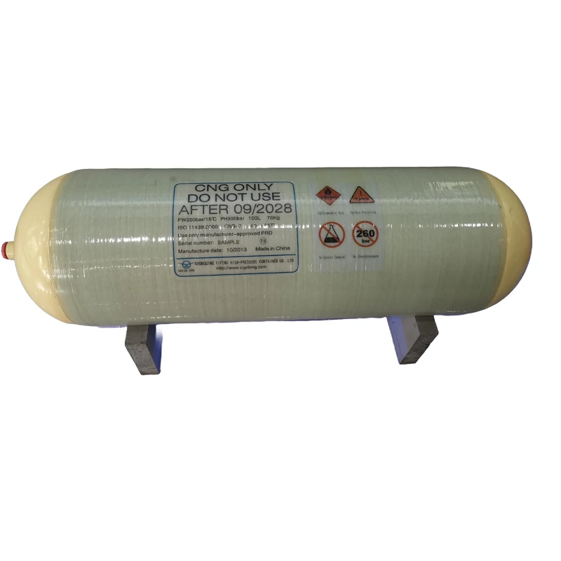 YIMIN 34CrMo4 Material Seamless Steel CNG type-1 gas Cylinder for Vehicle