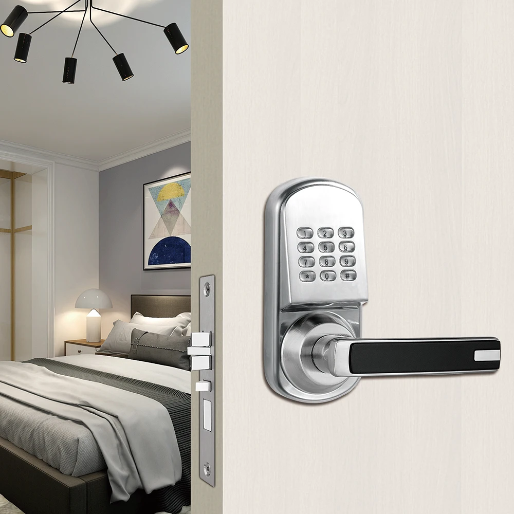 Locstar Shenzhen Factory Intelligent Smart Home Keyless Code Wireless Digital Door Z-wave Zwave Lock