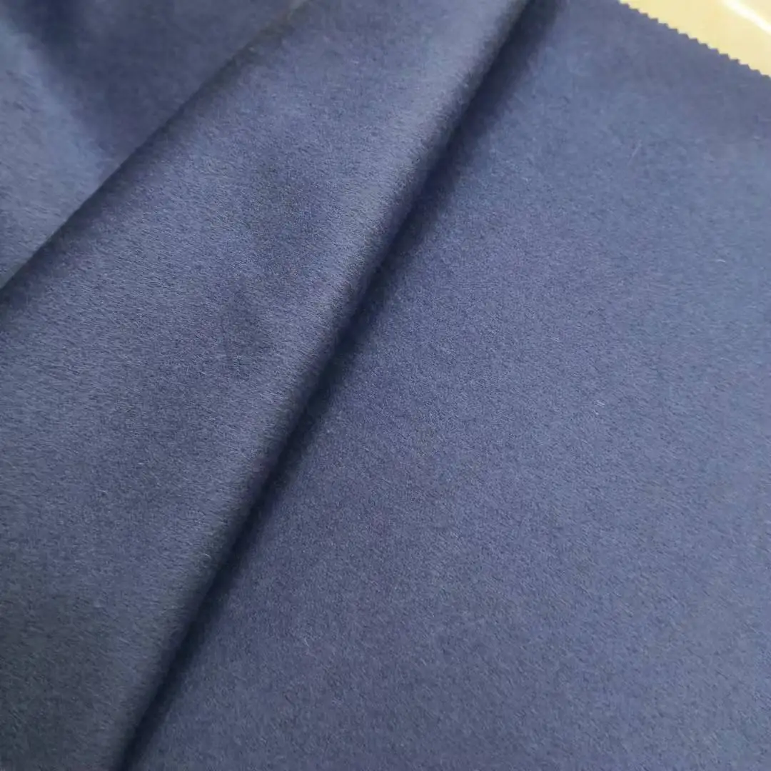 901052-20W126 pa5175  520g/m   BLUE  wool and cashmere  blended  farbir  single face