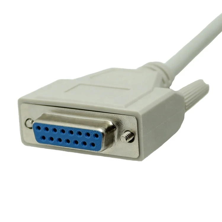 Double row  female DB15 extension cable Vintage  Machine monitor  D-SUB 15pin electrical male female adapter socket GF db15