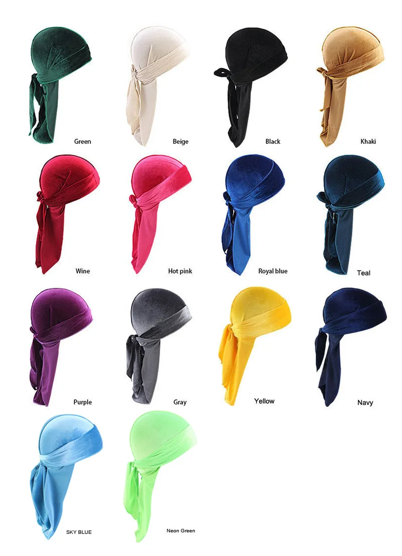  Оптовая продажа настраиваемая шелковая бандана durag из