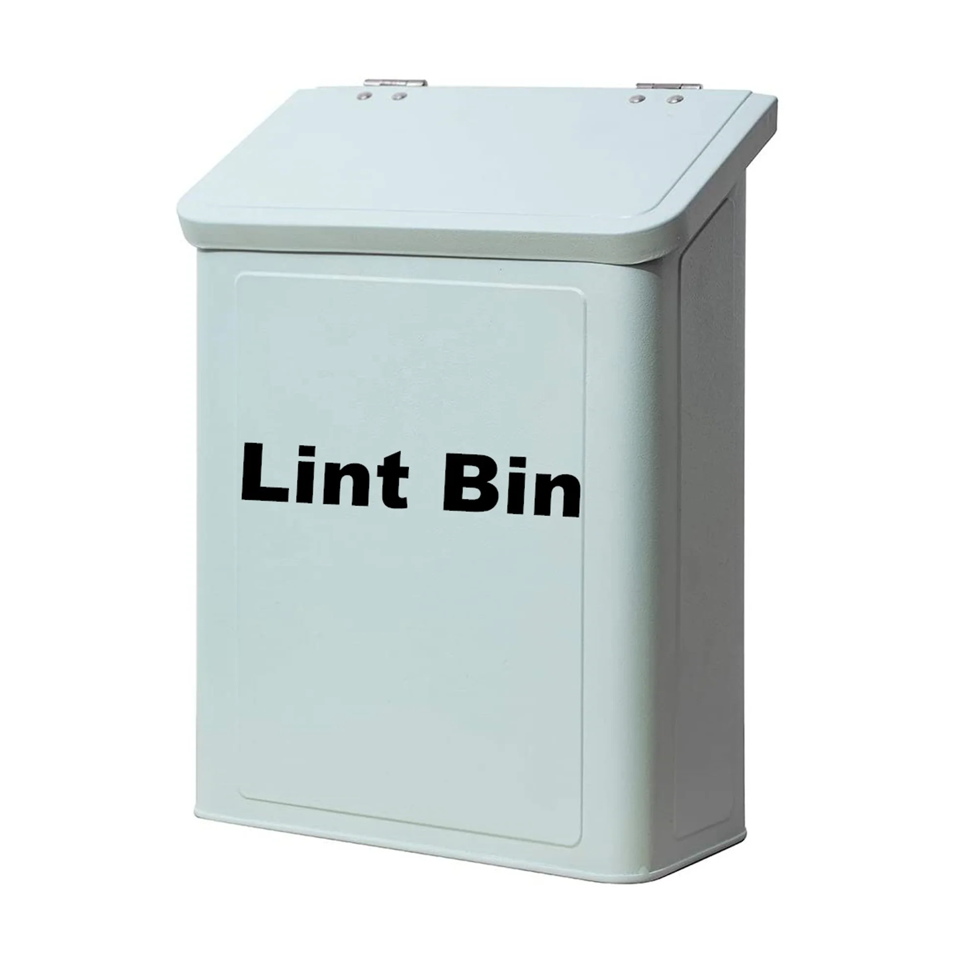 Farmhouse laundry room wall mount metal household magnetic lint holder lint bin lost socks holder