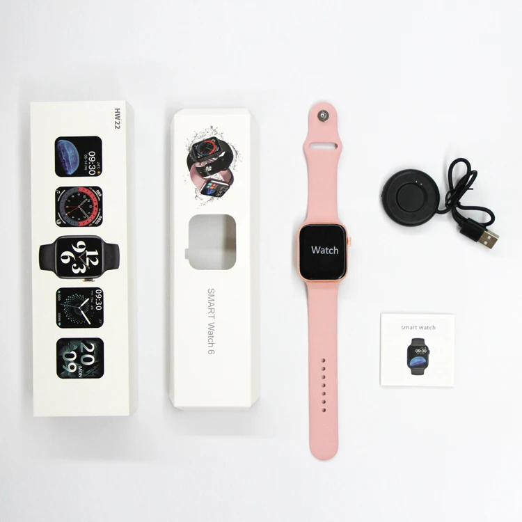 
HW22 Series 6 Pro China Manufacturers Wholesale Willful Digital Smart Watch Strap Curved Screen With Ce Rohs Manual 