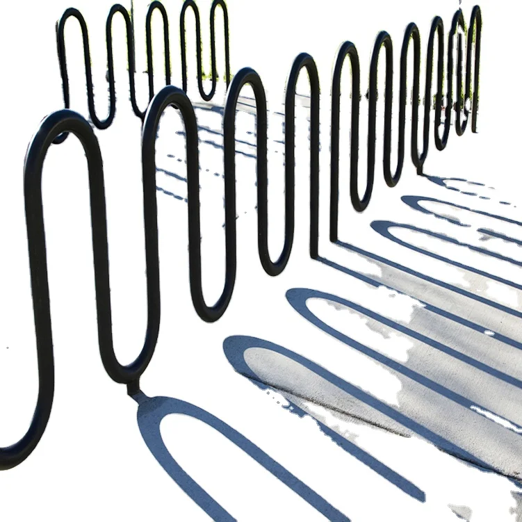 Factory Outlet Customized Bicycle Rack Powder Coated Galvanized Steel Bike Rack Public Park Street Bicycle Rack