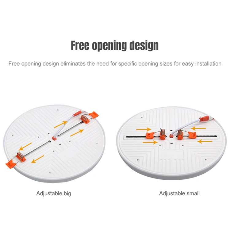 OKELI Manufacturer Price bis IP20 SMD Round Square Recessed Mounted Frameless LED Backlit Panel Light