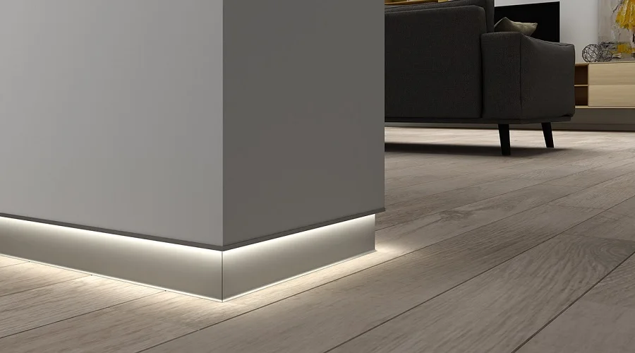 Fire Resistant Aluminium Floor Skirting Board Laminate Skirting Skirting Board Profile