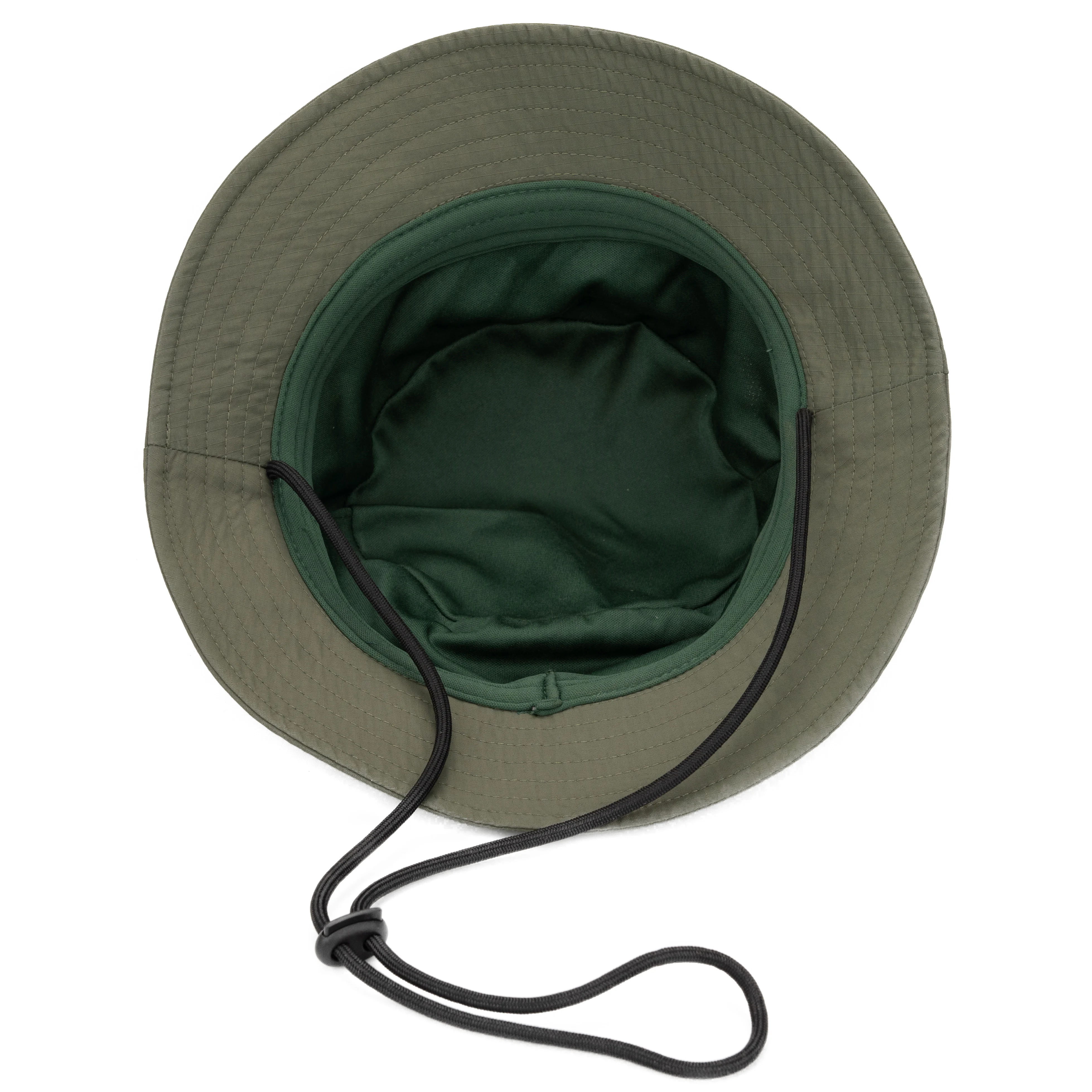 TCAP custom quick dry polyester PVC patch rope fisherman bucket hat