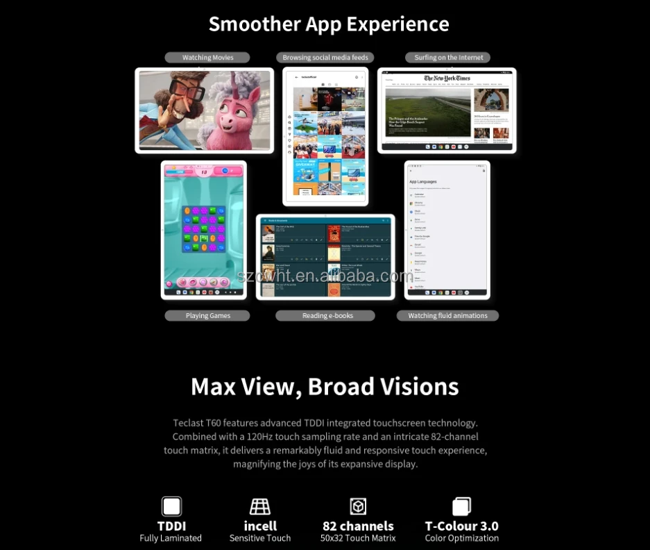 11.97 Inch tablet Pc 8mp 13 Mp Android Smart Device 2000*1200 2k Incell Touch Screen Type-C Educational Entertainment