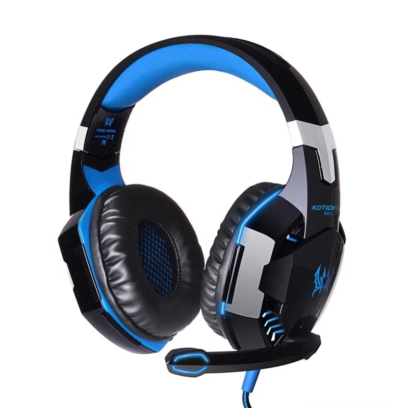 Wholesale Gaming Headphones with Microphone G2000 Wired Headset Earplugs Earphones Usb Gamer Headphone from China KOTION EACH Ce