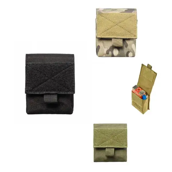 Small Utility EDC Gadget Gear Bag Molle Tactical Pouch Cigarette Holder Case Belt Bag Hunting Essentials Organizer Bag