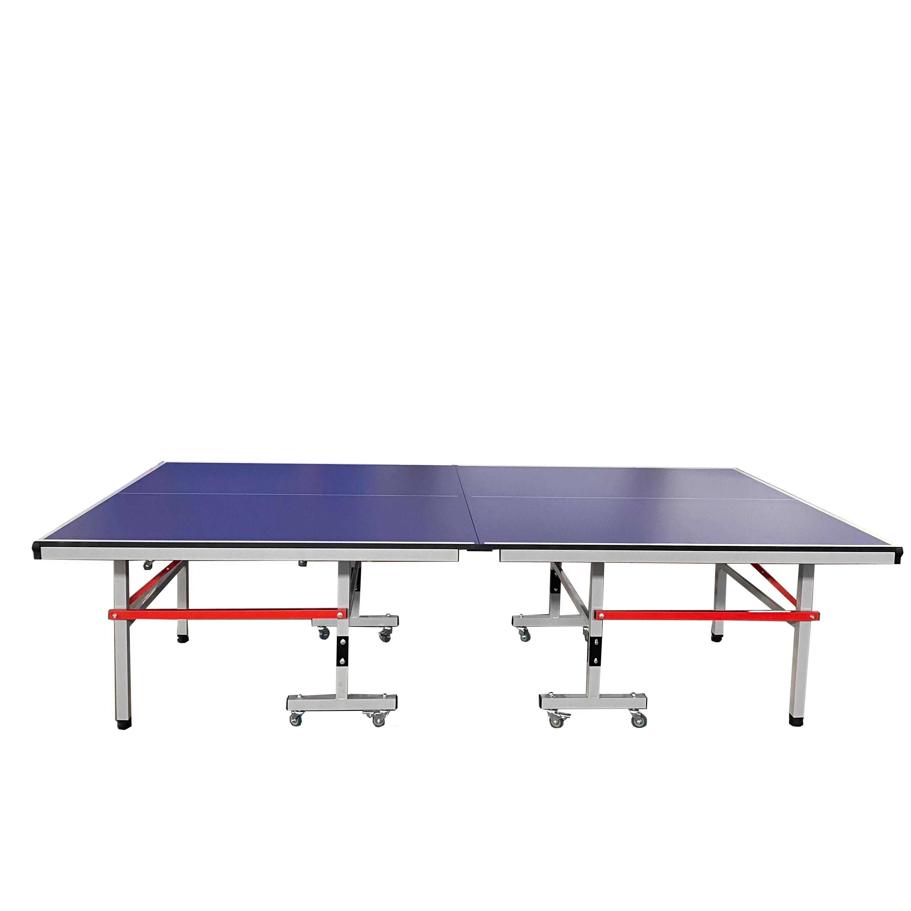 Factory high quality professional indoor adult sport foldable moving table tennis tables