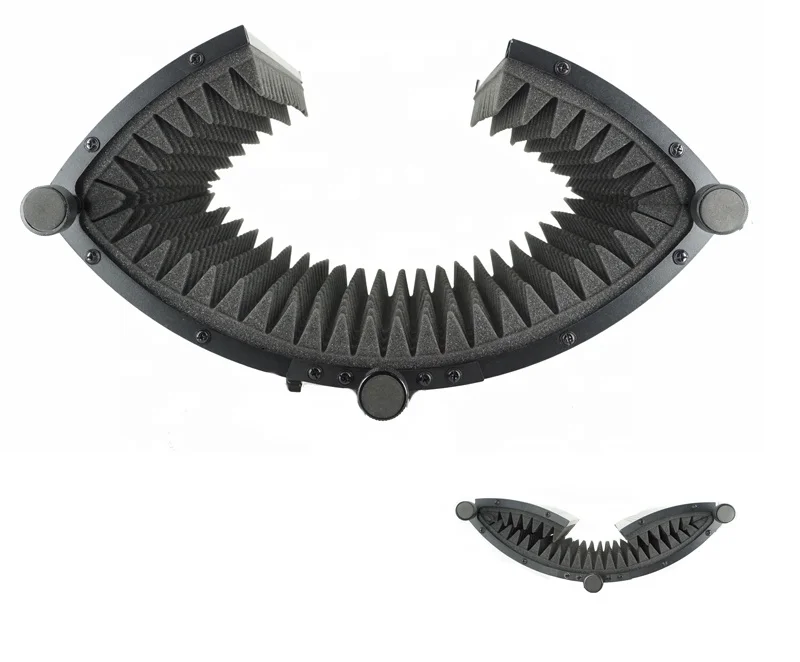 Записывающий микрофон, фильтр для отражения/микрофон, Портативная звуковая камера/Студийный микрофон, Звукоизоляционный щит