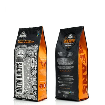 Заводская цена чай упаковка крафт бумага мешок для кофе 1 кг Сумки материалы Роскошные