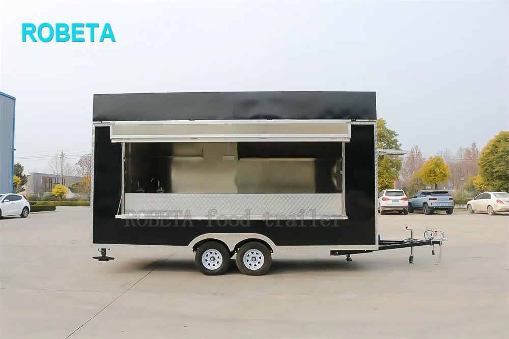 Remorque Hot Dog Mobile Foodtrailer Small Food Truck Restaurant Equipment Camiones Fruit Kiosk for Sale