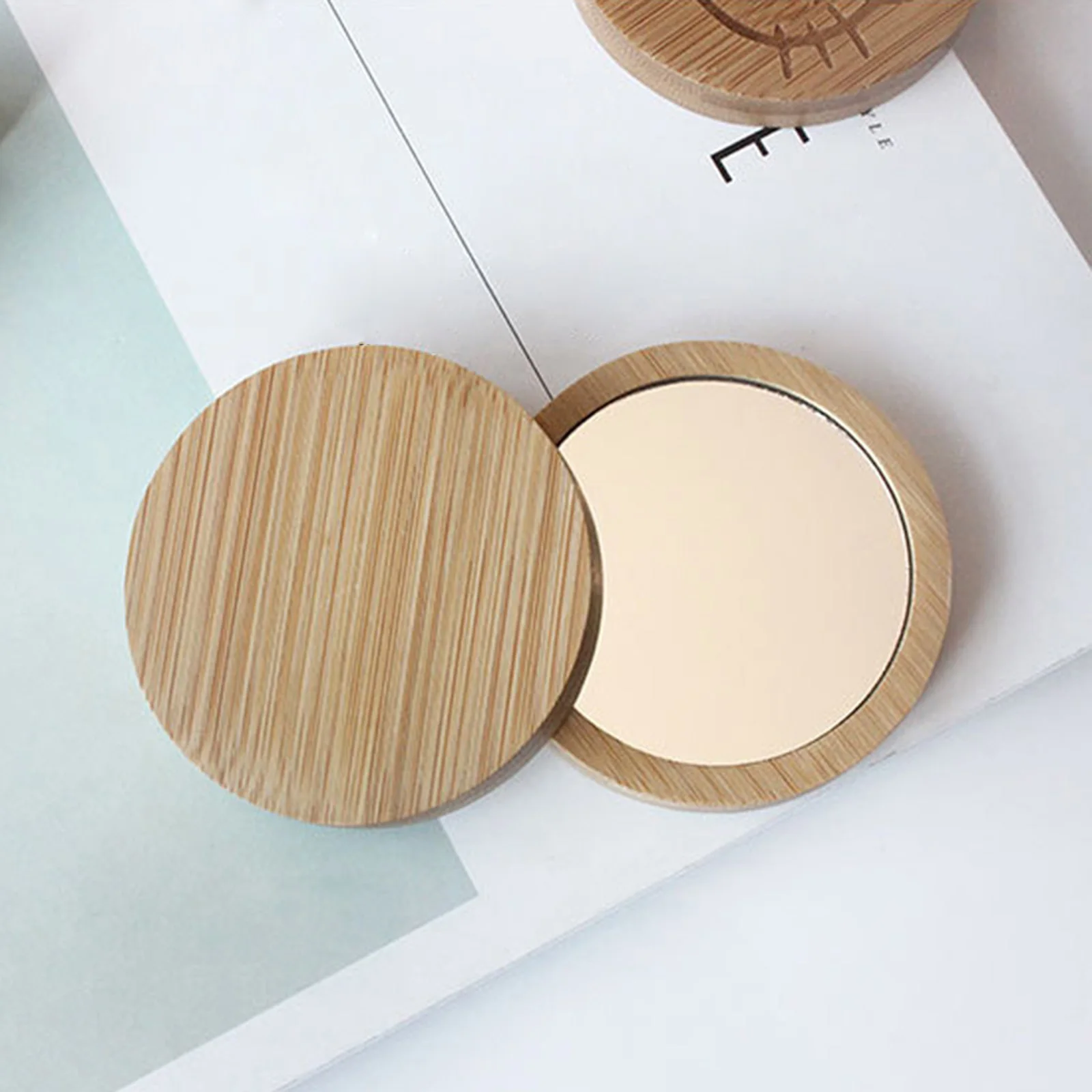 New Arrival Custom Personalise Hand Mirror Round  Pocket Vanity Mirror