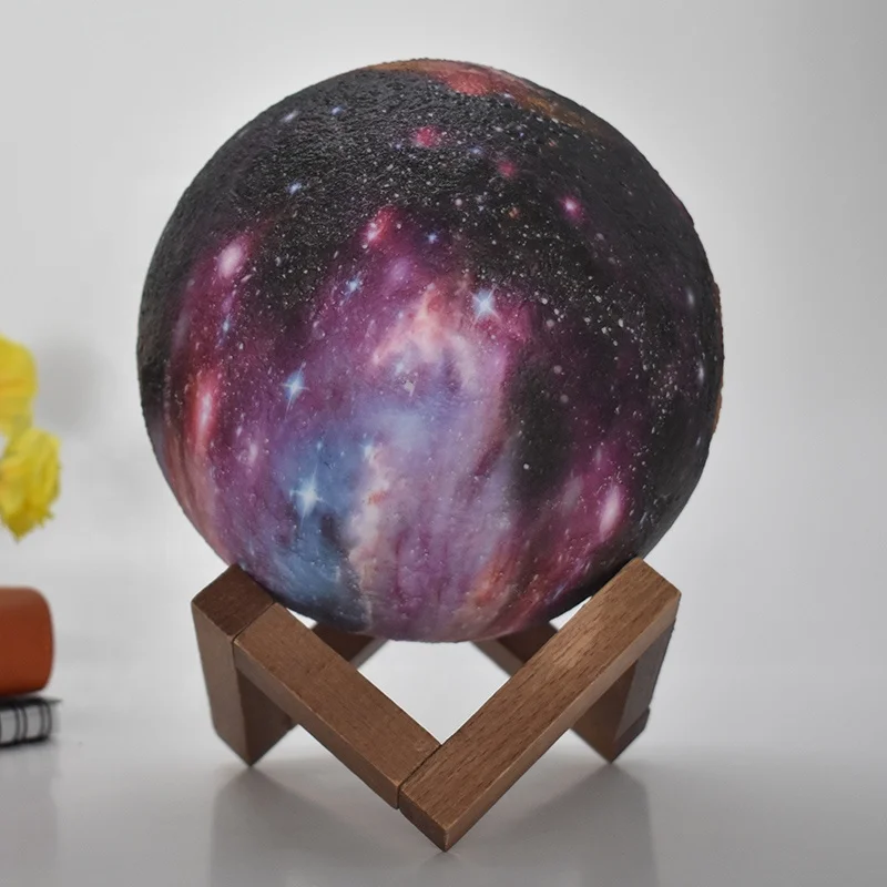 2019 Newest hottest sale on line 3d printing moon lamp night light for gifts