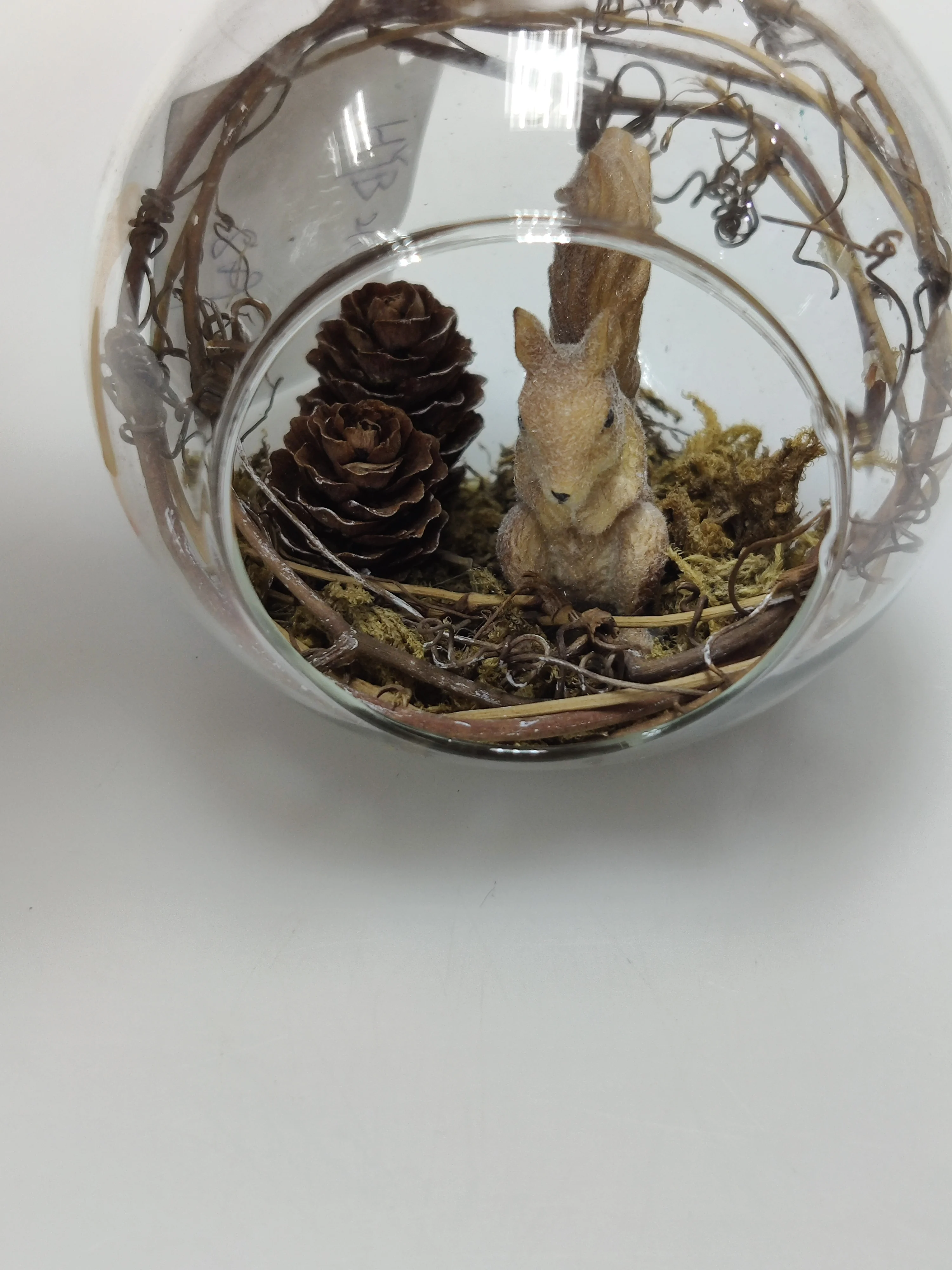 Christmas decorations christmas ball with a squirrel  gift Christmas Tree Hanging decoration