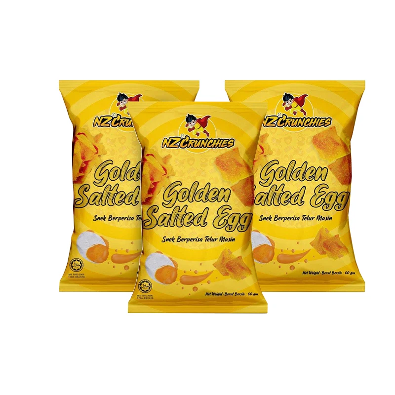 Best Selling High Grade Malaysia Savory NZC Golden Salted Egg Curry Leaf and The Tasty Salted Egg in Every Bites