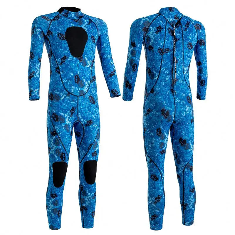 2023 oem camo Wetsuit Neoprene Back Zipper Surf Wetsuit  3mm Womens Men for Surfing Swimming