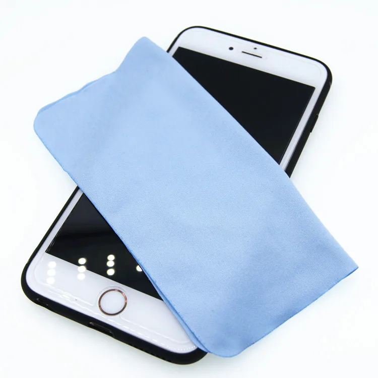 Custom print microfiber smart mobile phone screen cleaning cloth