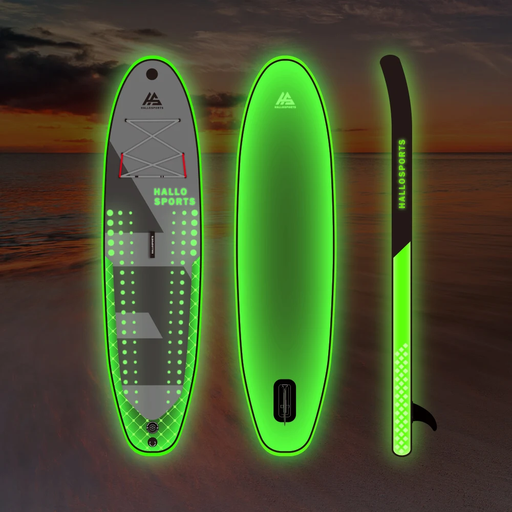 Hallosports 296 strong light glowing sup board sup paddle board surfboard sup