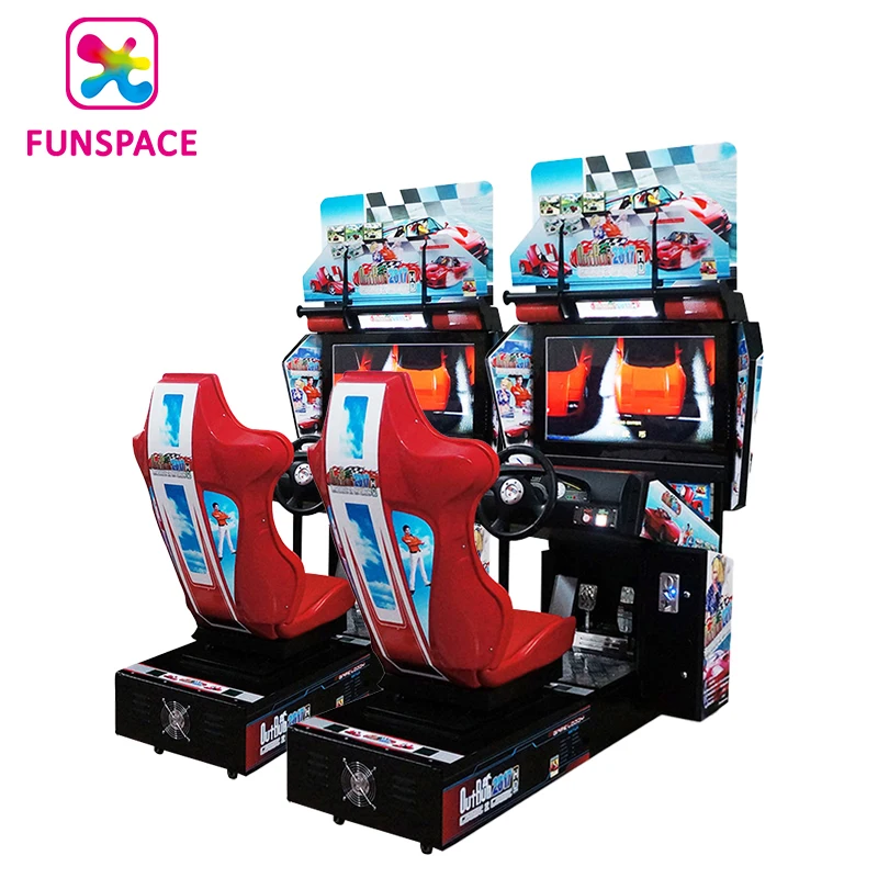 Funsapce coin operated Outrun (HD) Arcade Car Racing Game Machine