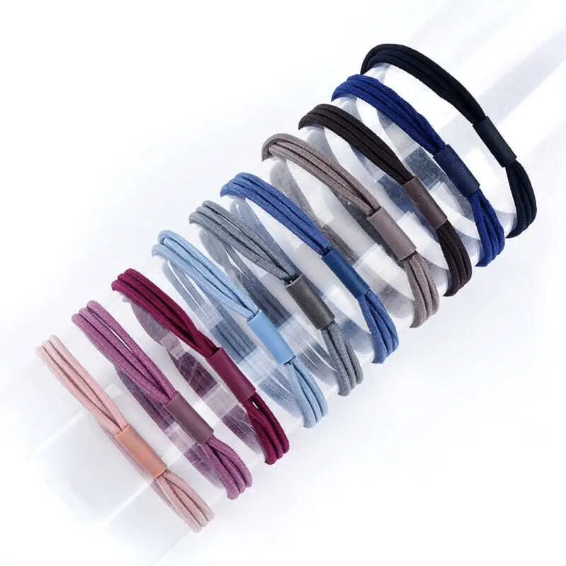
10/30 pcs/lot Hair Accessories rubber bands for women Scrunchy Elastic Hair Bands Girls cheap elastic hair band 