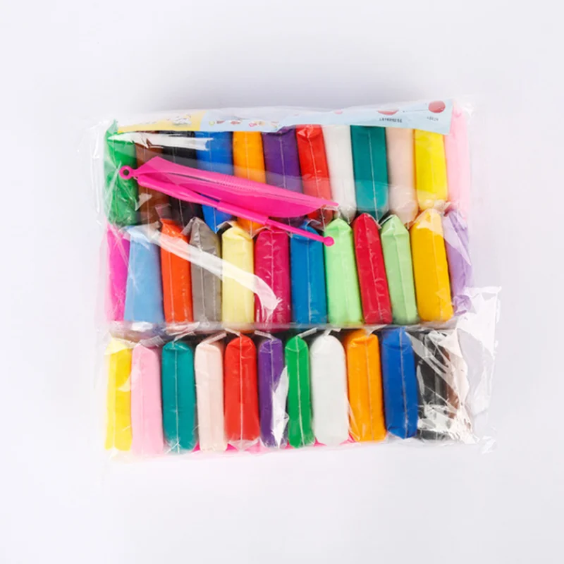 12/24/36 цветов, 15 г, яркая детская суперлегкая мягкая глина, сухая на воздухе глина