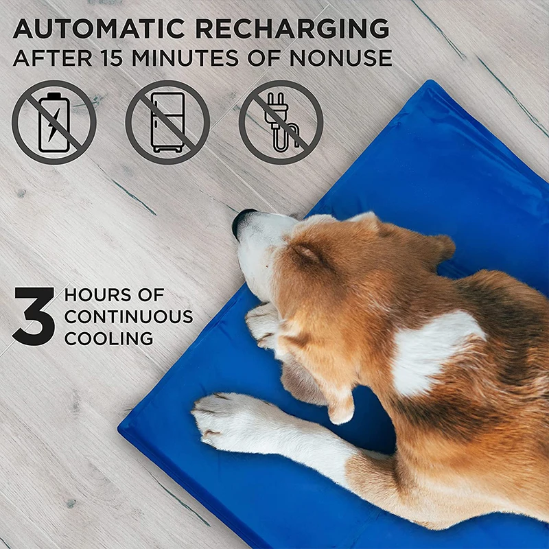 Pet Cool Mat Bed Pet Cold Gel Pad Heat Relief Summer Soft Dog Cooling Mat Cool Down Pet Ice Pad Mattress Cat Cooling Mat