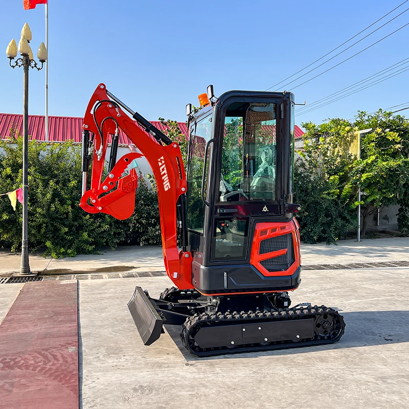 Free Shipping 1.8ton Excavator Machinen Hydraulic Mini Small Micro Crawler Bagger Digger Mini Excavators with high quality