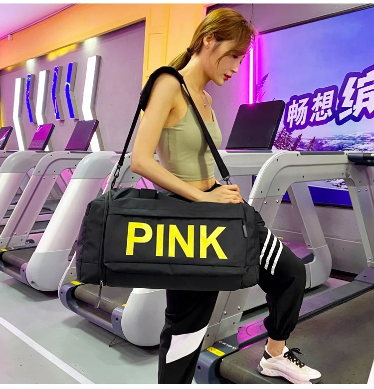 Weekender Overnight Large Duffle Luggage Tote Travel Bag Fitness Sports Gym Bag Fashion Duffle Bag For Women Shoe Compartment
