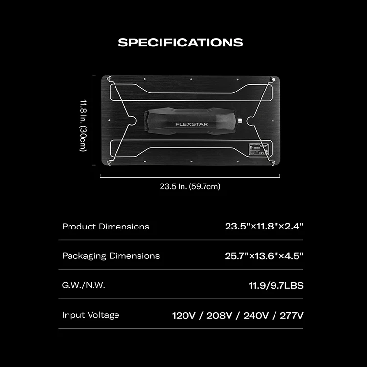 Flexstar Samsung чипсы 120 Вт 240 480 лучшие комнатные лампы для выращивания растений домашнего использования