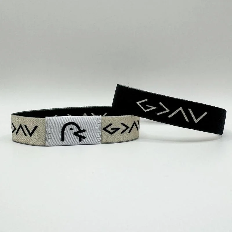 New Product Ideas NFC RFID Daily Bible Verse Bracelet With Custom Logo Elastic Quran Bracelet Fabric Woven NFC Wristband