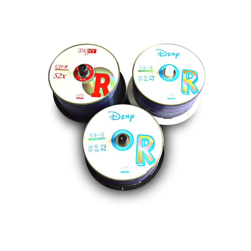 China professional disc manufacture Wholesale Three Colour Printing 700mb blank cdr in bulk