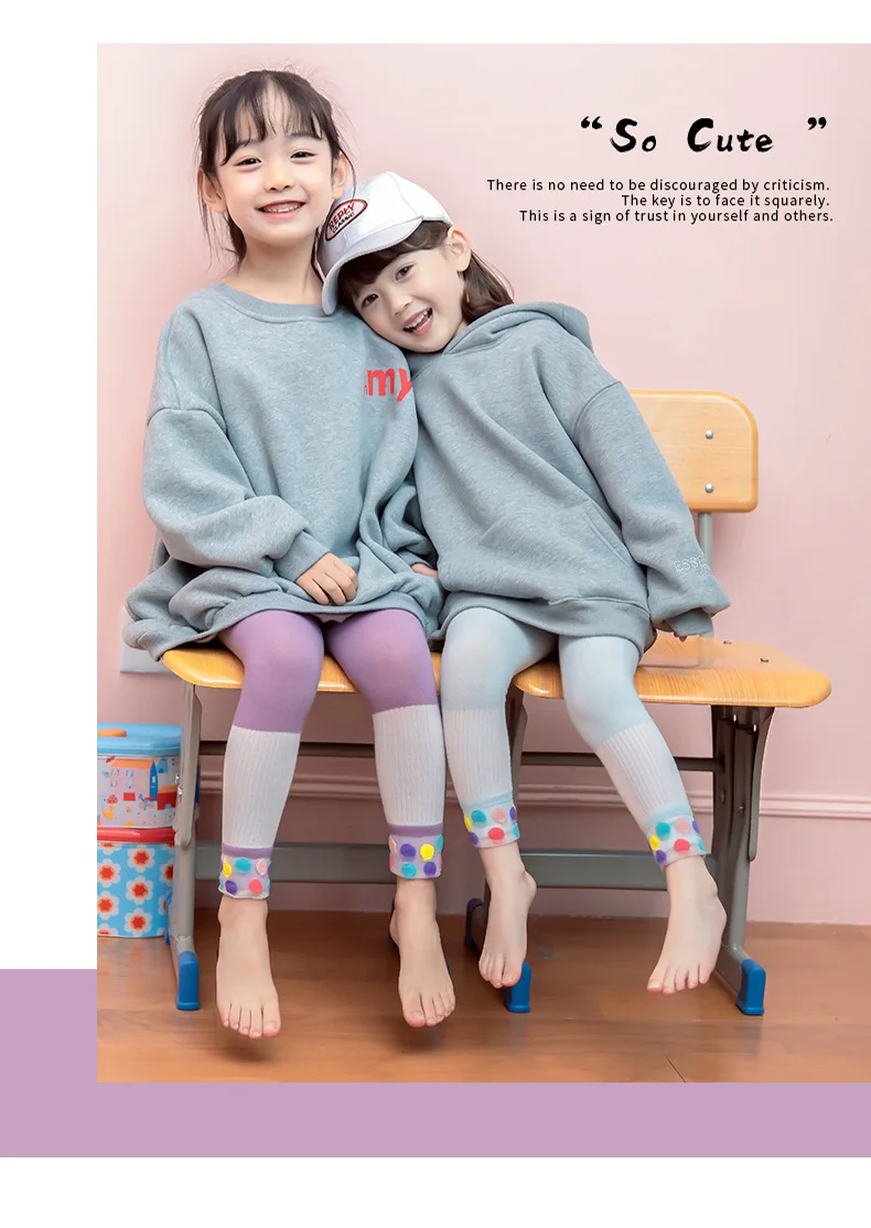 Colorful soft cotton comfortable children socks and child dance tights