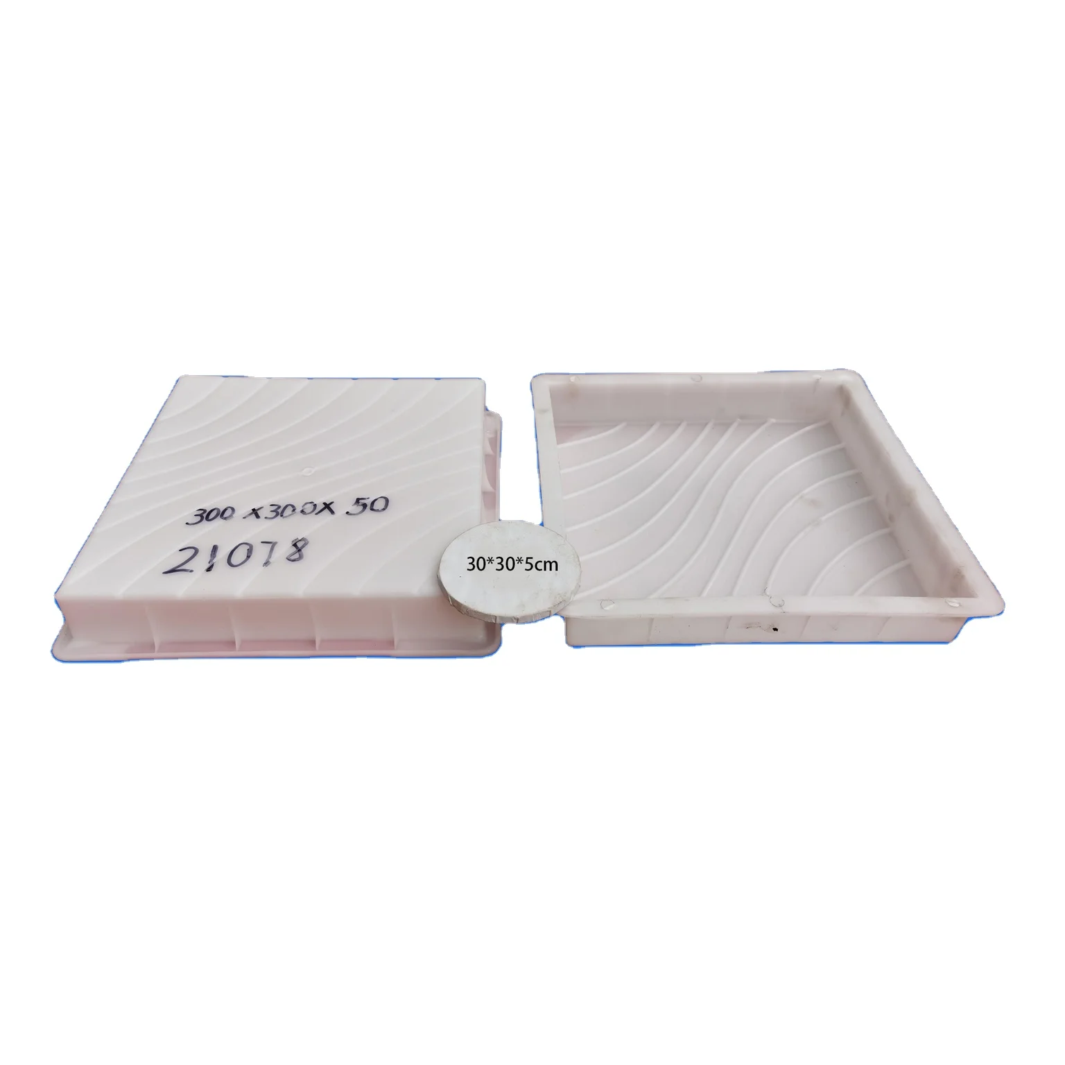 Plastic Pvc Paver Block Mold Interlock Concrete Tile Silicon Moulds For Paving
