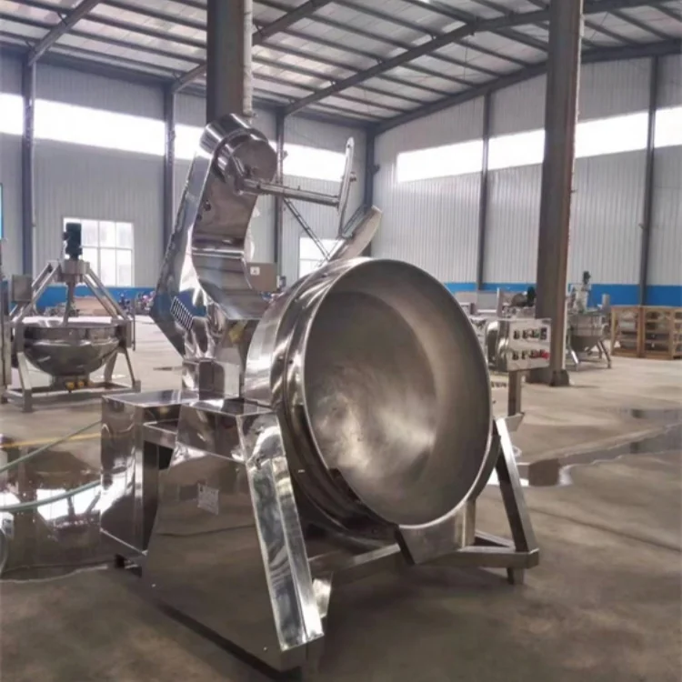 induction jacketed kettle cooking jacketed kettle with mixer cooking mixer machine