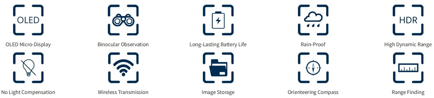 Hot selling Fusion Sight Digital Night Vision Binoculars ADNV-TF213 telescope eyepiece camera smart for hunting outdoor