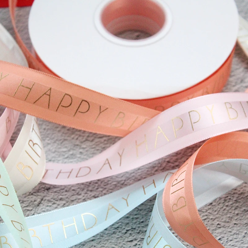 
Wolesale 1-inch wedding cake celebrates Christmas bow gift box packing Satin Gift Ribbon 