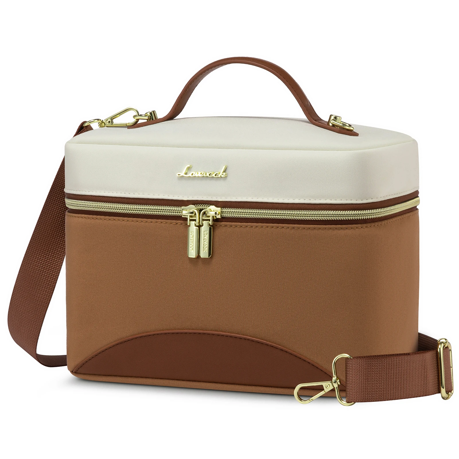 LOVEVOOK Insulated Lunch Bag Adult Lunch Box for Women Leakproof Cooler Bag for Office Picnic Hiking Beach Lunch Tote Bag Unisex