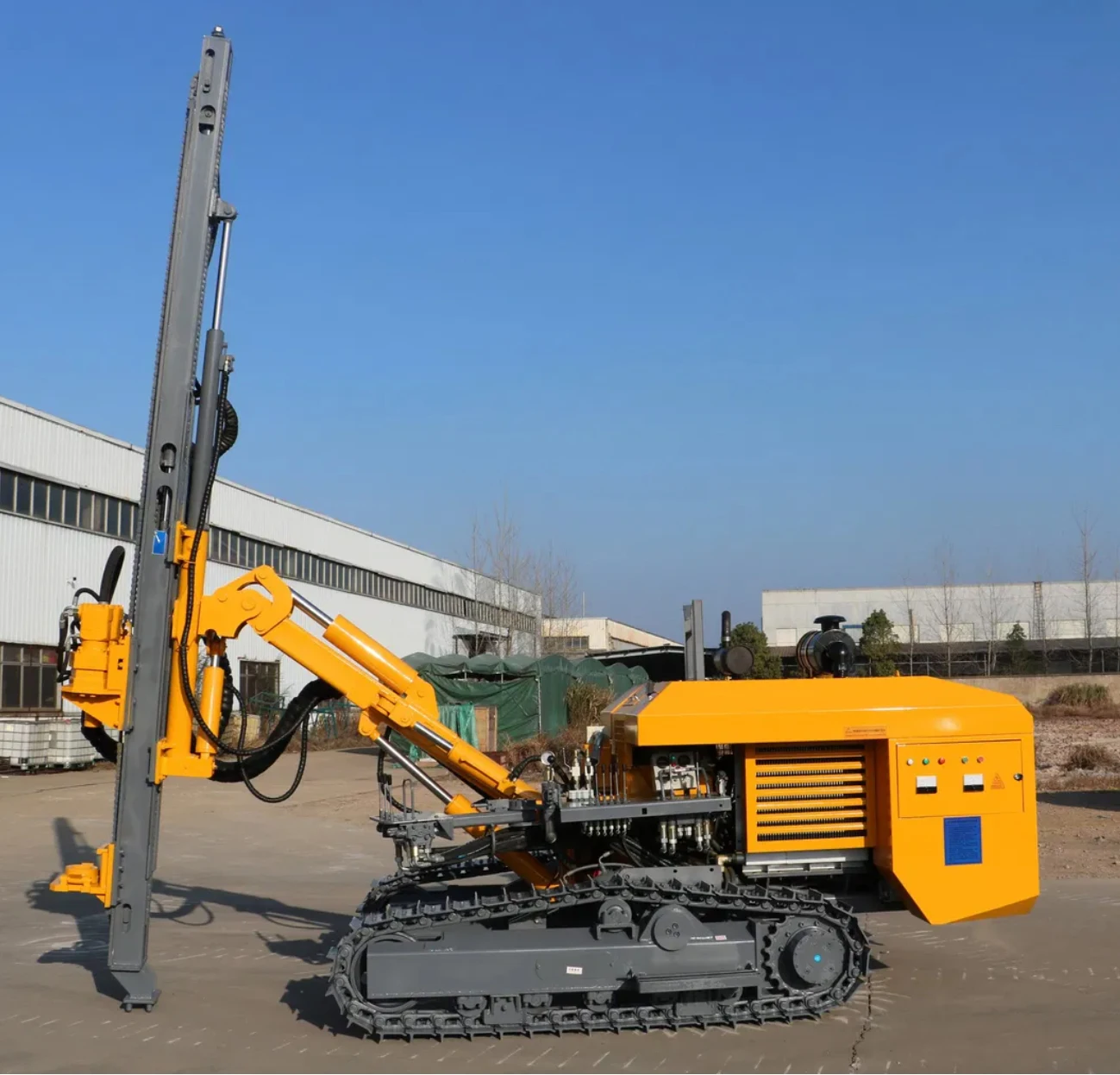Новая дизельная буровая установка DTH для горнодобывающей промышленности гидравлическая машина бурения взрывных скважин в карьерах и скальных породах