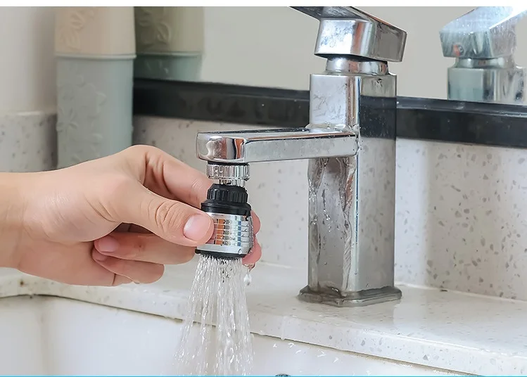 360 Degree Rotatable Swivel Faucet Water Saving Filter Sprayer for Bathroom Kitchen Tap Nozzle Filter Adapter Bubbler