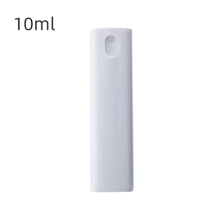 hot sale product 10ml easy fill refillable travel square plastic perfume twist up colored atomizer portable liquid container