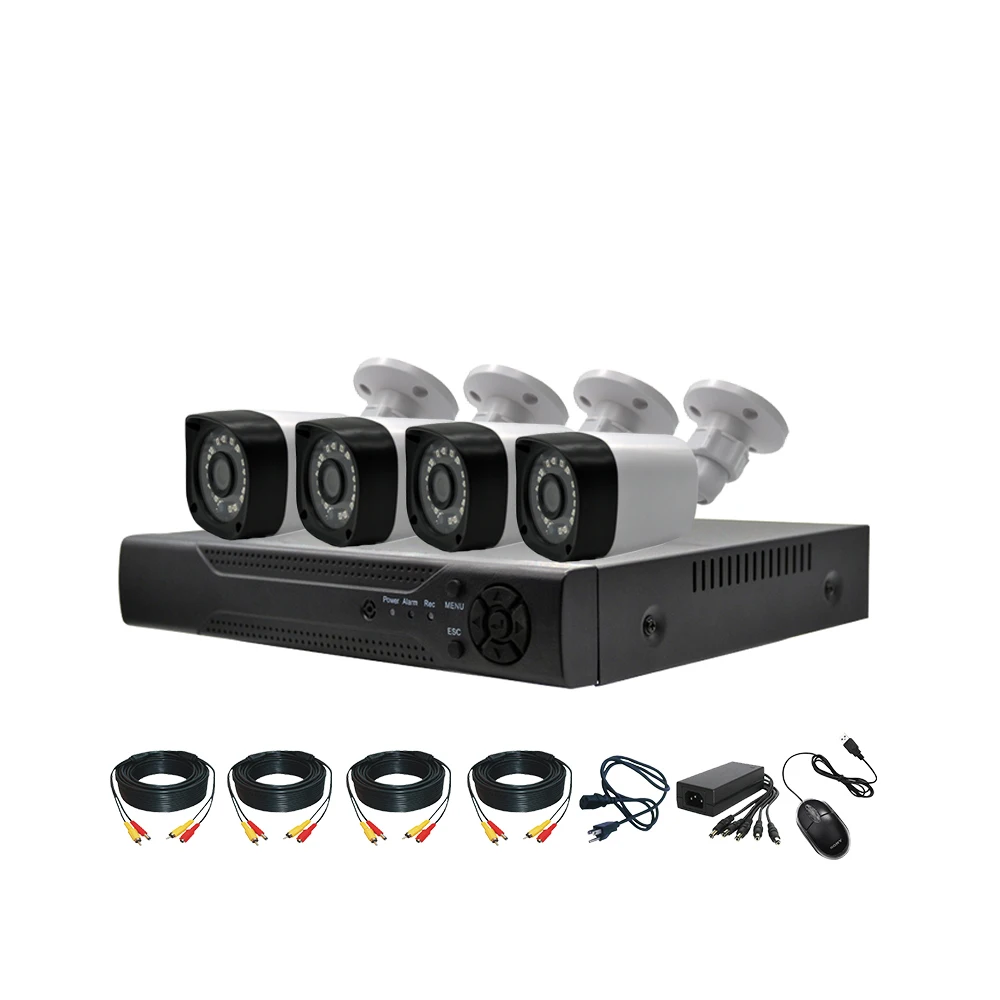 cctv surveillance systems cctv camera full set 4 channel dvr cctv 2mp set