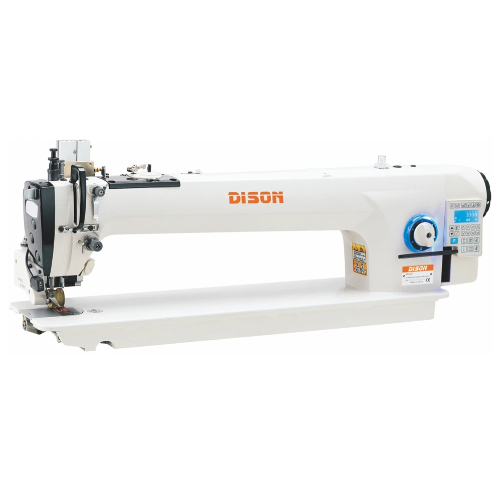 DS-6690D-560 длинные руки высокоскоростная Одиночная игла с прямым приводом со встроенным панель швейная машина фунцкией шитья закрытых стежков для пуховик