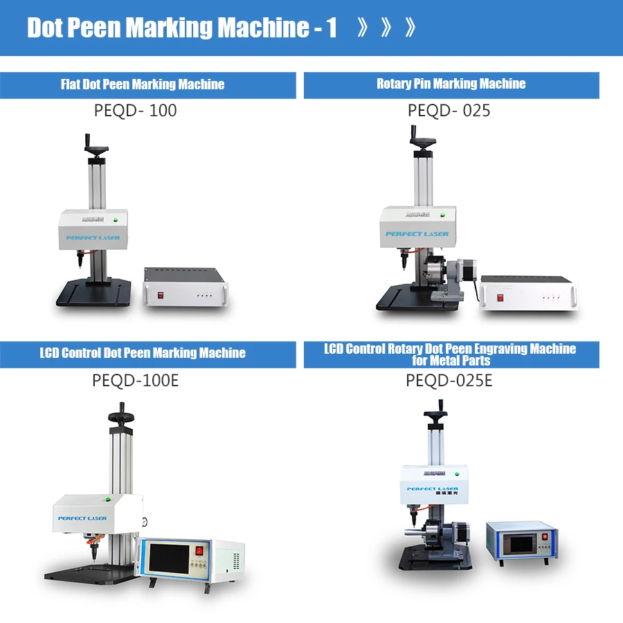Perfect Laser Cheap Price Flat Dot Pin Peen Marking Machine For Nameplate/Chassis Number