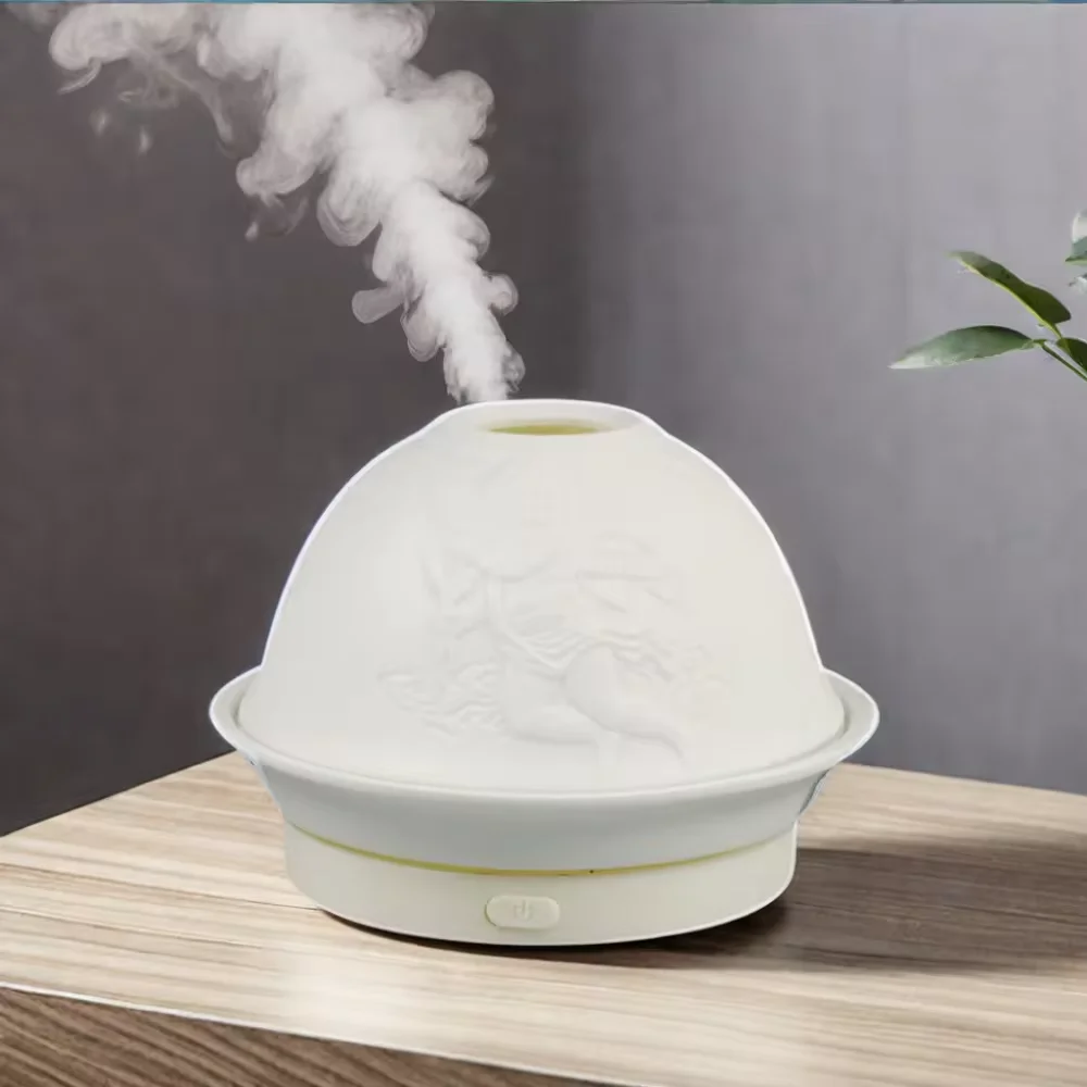 Luxury Fan Diffuser Aromatherapy Ceramic Electric Oil Diffuser Air Fresher