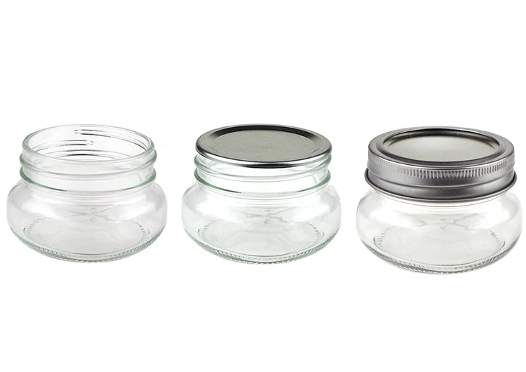 5oz 8oz 12oz 16oz 25oz 32oz Empty Clear mason jar glass 16oz 32oz mason jars with lids
